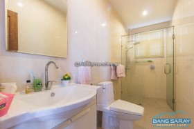 Single Story Pool Villa Bali Style For Sale In Bang Saray  - 3 Bedrooms House For Sale In Bang Saray, Na Jomtien