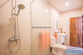 Single Story Pool Villa Bali Style For Sale In Bang Saray  - 3 Bedrooms House For Sale In Bang Saray, Na Jomtien
