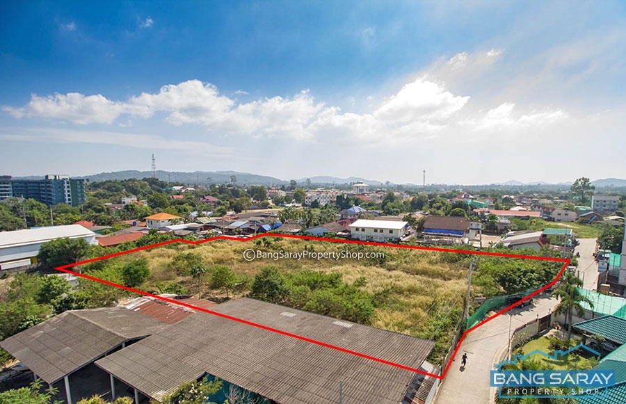 Big Plot of Land for Sale in Ocean Side of Bang Saray Land  For sale