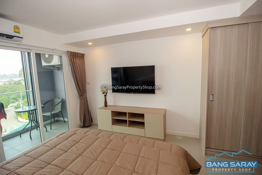 Sea view Condominium with fully furnished for sale in Bang Saray Condo  For sale