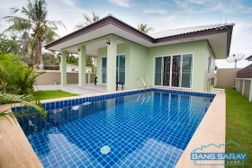 Pool Villa For Rent In Bang Saray, Private Estate - 3 Bedrooms House For Rent In Bang Saray, Na Jomtien