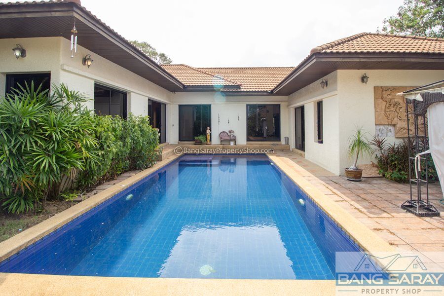 Private Pool villa for Rent in Bang Saray. House  For rent