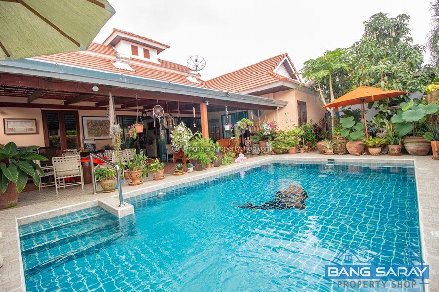 Pool Villa House for Sale in Bang Saray House  For sale