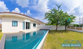 Single Storey Pool Villa For Sale With Rental Income! - 3 Bedrooms House For Sale In Bang Saray, Na Jomtien