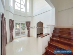 Two Story Corner Plot For Sale. Only 1.5km From The Beach - 3 Bedrooms House For Sale In Bang Saray, Na Jomtien