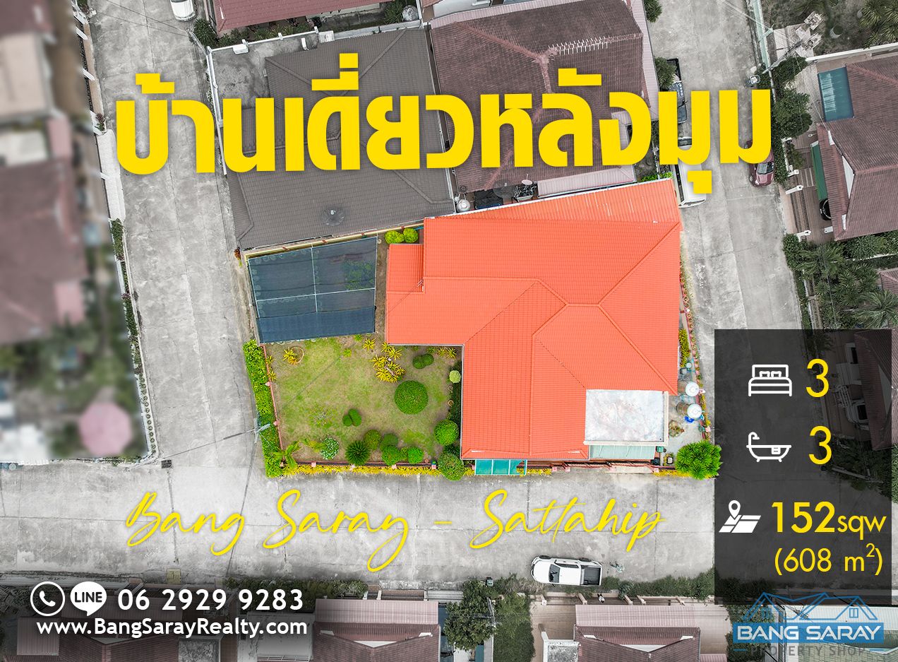 Single House Corner plot for Sale with Large land plot House  For sale