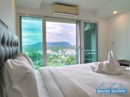 Sea & Mountain View Condo For Sale 250m To Beach FQ - Studio Condo For Sale In Bang Saray, Na Jomtien