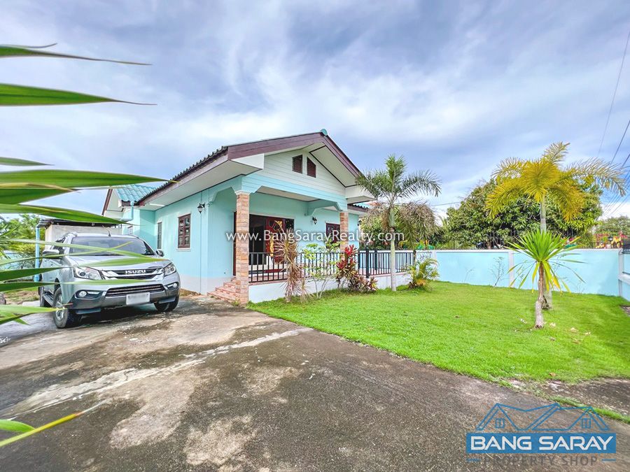 Single detached House for Sale in Bang Saray Beach side House  For sale