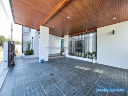 Brand New 2 Story Pool Villa, Modern Contemporary Style - 5 Bedrooms House For Sale In Bang Saray, Na Jomtien