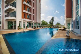 One Bed Condo For Rent, Only 250m To The Beach - 1 Bedroom Condo For Rent In Bang Saray, Na Jomtien