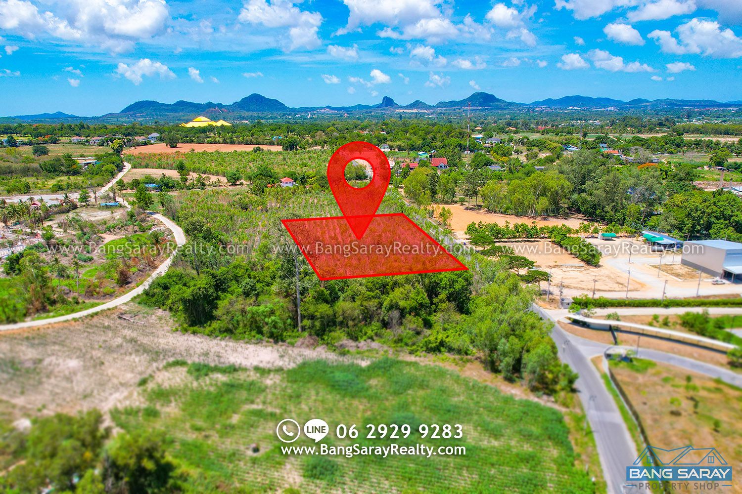 2 Rai of Land for sale in Na Jomtien (Soi Phoenix Golf) Land  For sale