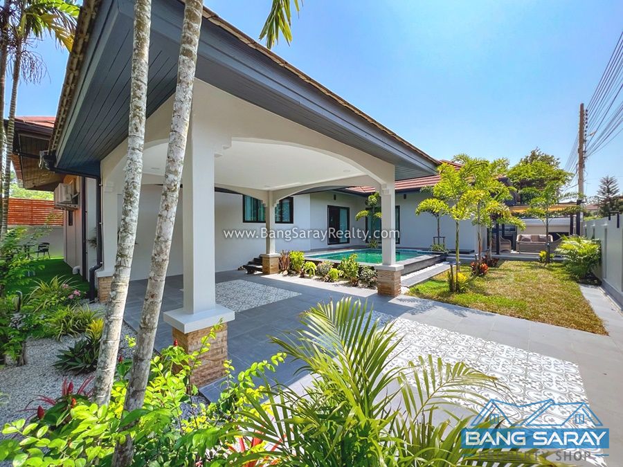 Newly renovated, Pool Villa House Na Jomtien House  For sale