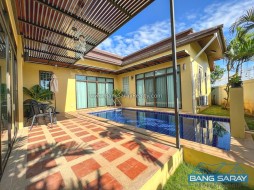 Pool Villa Corner Plot For Rent, Beachside Bang Saray - 3 Bedrooms House For Rent In Bang Saray, Na Jomtien