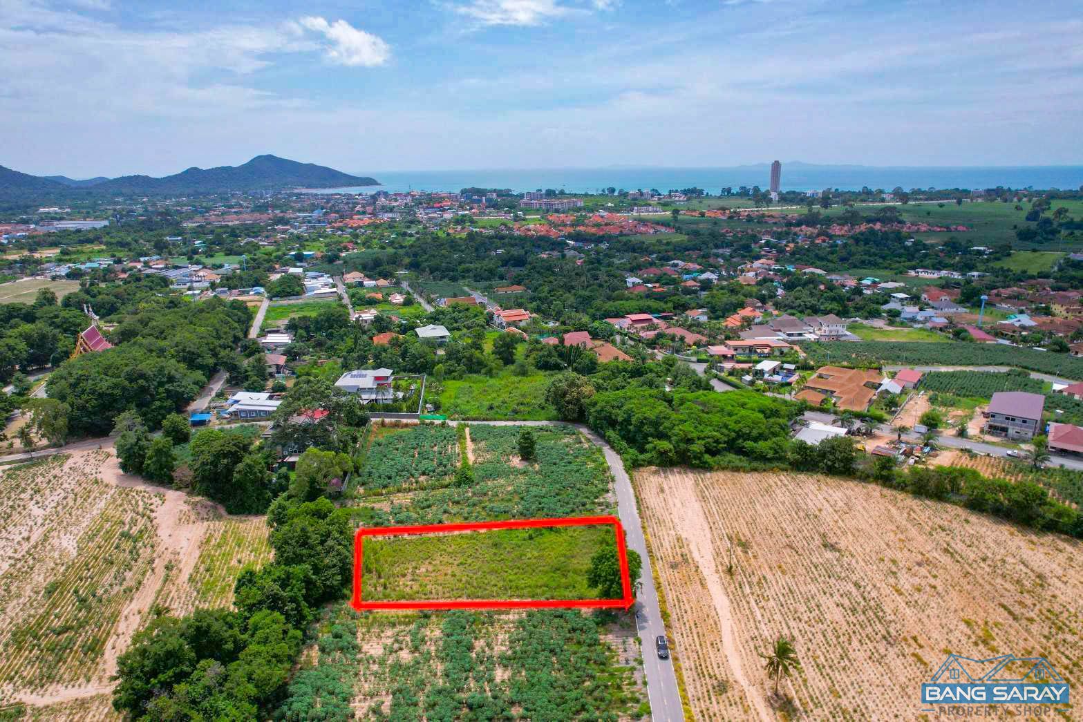 One rai of Land for Sale in Bang Saray Eastside (Sukhumvit side) Land  For sale