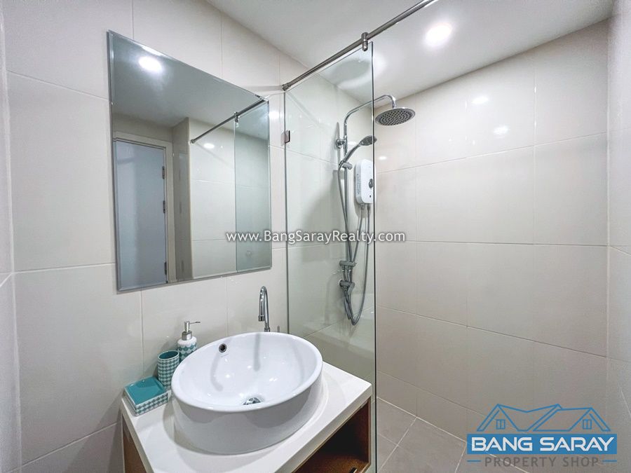 Beach side, Two Bedrooms Condo for rent in Bang Saray Condo  For rent