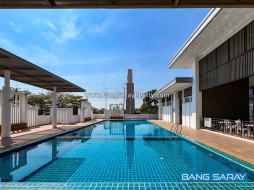 Spacious 2-Storey Detached House With Communal Pool - 3 Bedrooms House For Rent In Bang Saray, Na Jomtien