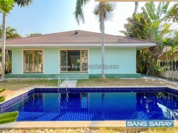 Single-Detached Pool Villa In Bang Saray (East Side) - 3 Bedrooms House For Sale In Bang Saray, Na Jomtien