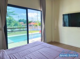 Pool Villa For Rent In Bang Saray, Next To Sukhumvit Road. - 3 Bedrooms House For Rent In Bang Saray, Na Jomtien