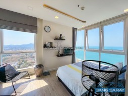 Beach Front Condo For Sale, With Fantastic Sea Views.  - 1 Bedroom Condo For Sale In Bang Saray, Na Jomtien