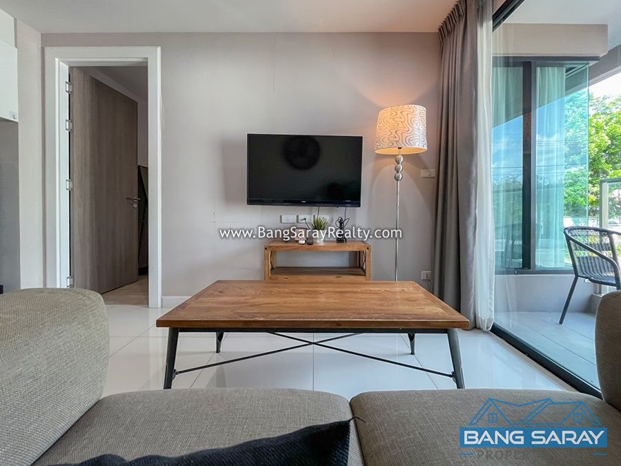 One bedroom condo for rent only 100m. to Bang Saray Beach Condo  For rent