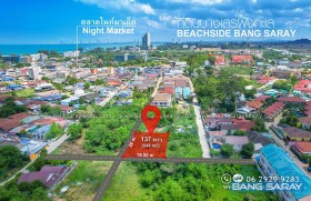 Plot 137 Sq.wah Of Land For Sale In Beachside Bang Saray -  Land For Sale In Bang Saray, Na Jomtien