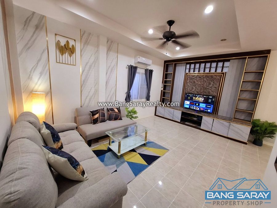 Newly Renovated House for Sale in Bang Saray House  For sale