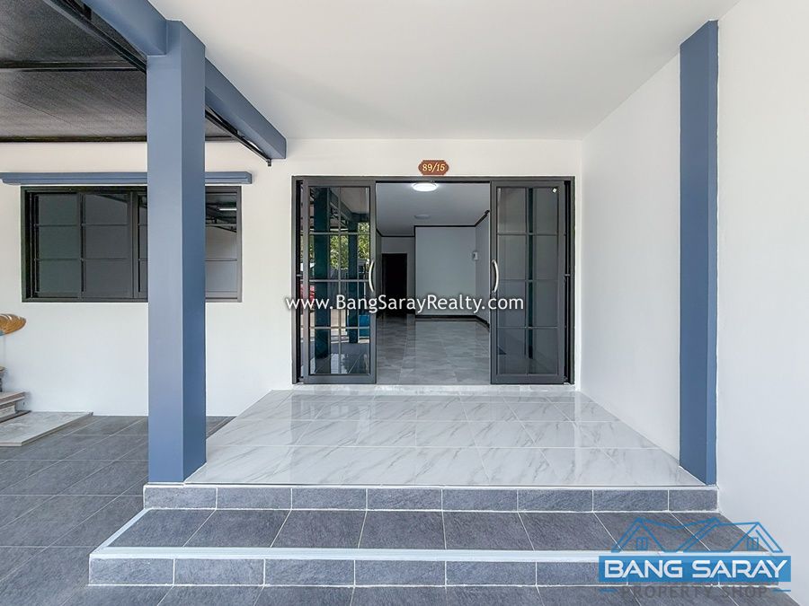 Newly Renovated Townhome in Bang Saray – Soi Nong Nooch House  For sale