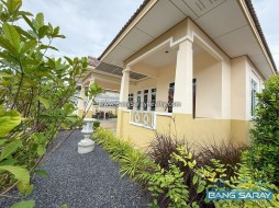 Newly Renovated Single-Storey Home In A Gated Community - 3 Bedrooms House For Sale In Bang Saray, Na Jomtien