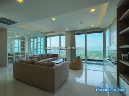 Luxury Beachfront Duplex – 180° Panoramic Sea View - 3 Bedrooms Condo For Sale In Bang Saray, Na Jomtien
