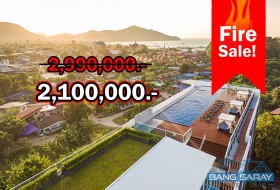 Fire Sale!  Corner Unit Condo Bang Saray (F/Q) - 1 Bedroom Condo For Sale In Bang Saray, Na Jomtien