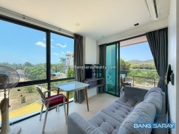 Corner Unit For Rent, Sea Zen Condo Bang Saray Fl.4 - 1 Bedroom Condo For Rent In Bang Saray, Na Jomtien
