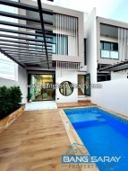Pool Villa, Only 10 Minutes From The Beach - 3 Bedrooms House For Sale In Bang Saray, Na Jomtien