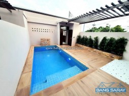 Pool Villa, Only 10 Minutes From The Beach - 3 Bedrooms House For Sale In Bang Saray, Na Jomtien