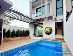 Pool Villa, Only 10 Minutes From The Beach - 3 Bedrooms House For Sale In Bang Saray, Na Jomtien