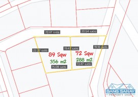 Plot Of Land For Sale In BangSaray Beachside 161 Sqw. -  Land For Sale In Bang Saray, Na Jomtien