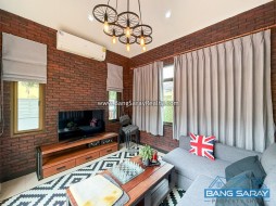 Modern Dark Interior Pool Villa – Bang Saray Beachside - 3 Bedrooms House For Sale In Bang Saray, Na Jomtien