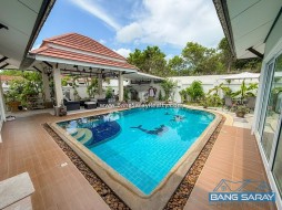 Corner Pool Villa For Sale – East Bang Saray - 3 Bedrooms House For Sale In Bang Saray, Na Jomtien